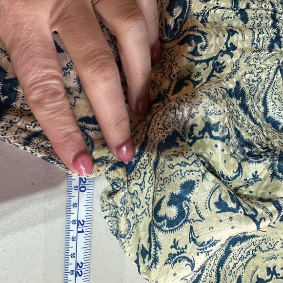 ba&sh Paris Lady Song Dress Size 1 Paisley Tiered Midi Silk Blend Small - Picture 12 of 13